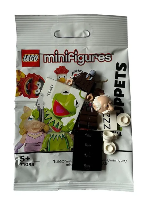 Lego Minifigures Muppets 71033 #9 Waldorf CMF MINI FIGURE RETIRED Toy Rare Figs