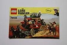 LEGO® The Lone Ranger 79108 Stagecoach Escape Instruction Manual Only!