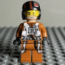 LEGO Star Wars - Poe Dameron Minifigure - Pilot - sw0658 75102 - 2V