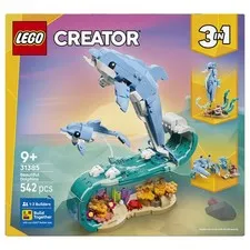 LEGO Creator 31385 Sea Animals: Beautiful Dolphins Age 9+ 542pcs