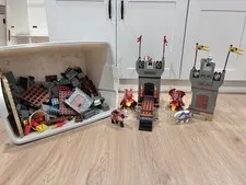 Lego Duplo 4776 4777 Dragon Tower, Knights TONS OF EXTRA PIECES! 