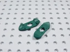 LEGO Lot of 2 Dark Green Shoulder Pads Armor Minifig BS
