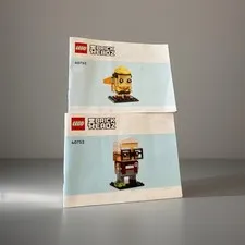 Lego BrickHeadz 40752 Carl, Russell Manuals Only