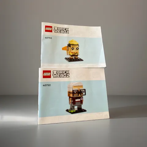 Lego BrickHeadz 40752 Carl, Russell Manuals Only