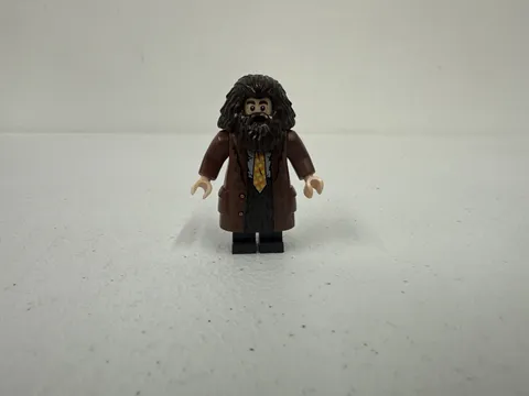 LEGO Rubeus Hagrid Minifigure Reddish Brown Topcoat w/ Buttons hp200 75958