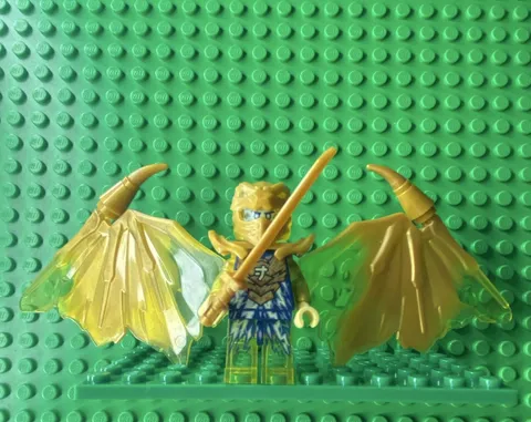 Lego Ninjago Jay Golden Dragon Minifigure Jay's Golden Dragon Motorbike 71768