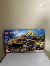 LEGO City Construction Trucks and Wrecking Ball Crane 60391 Building Toy Set