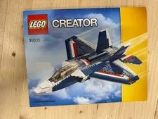 LEGO Creator 31039 Jet Plane Instruction Manual Booklet 3-in-1 Building Guide