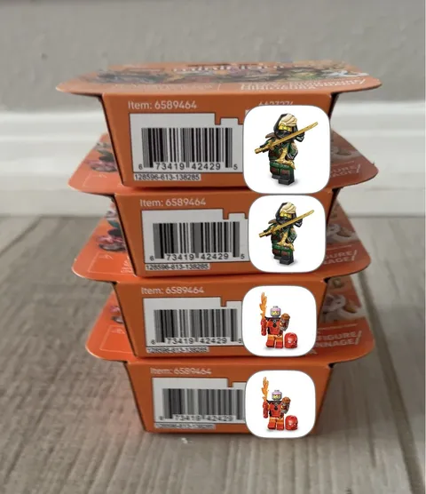 LEGO CMF Series 29 Bionicle Cosplayer Toa Tahu and Mysterious Ronin Lloyd NIB 