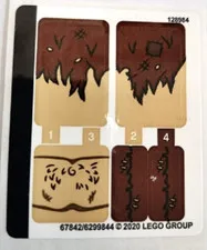 Lego 75967 STICKER SHEET ONLY 100% Original Harry Potter Umbridge Set Decals