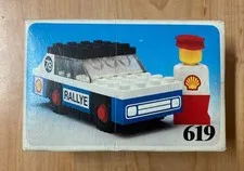 Vintage Lego 619 Rally Car New & Sealed /new & sealed