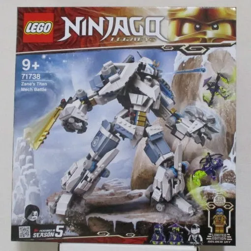 Lego 71738 Ninjago Zane's Titan Mech Battle 840pcs Factory-Sealed