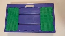 Blue LEGO Vintage Playtable Storage Carry Case Tray Table Building Base Plates