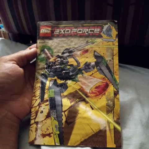 Lego Exo-Force Shadow Crawler (8104) Instruction Booklet Only