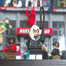 LEGO Black Cat Minifigure with Whip, Daily Bugle Set #76178 *RETIRED*