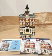 LEGO Creator Expert Modular Buildings Town Hall 10224 In 2012 Used W/Manual