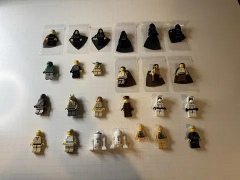LEGO Original Vintage Star Wars Minifigure Lot - Darth Vadar Boba Fett Yoda ++++