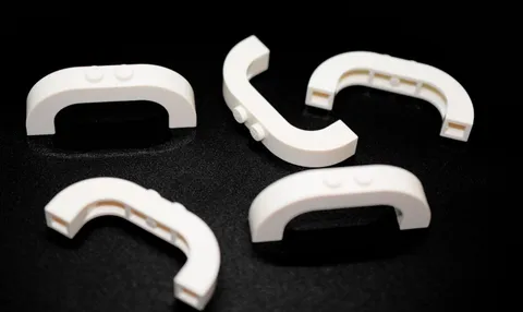 5 LEGO White 1x6x2 Curved Top Arch round rounded curve brick arched 6183 6132772