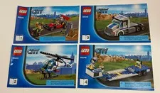 LEGO City Helicopter Transporter 60049 Lot 4 Replacement Manuals Book Parts