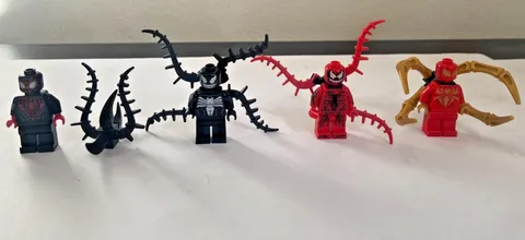 LEGO Marvel Spider-Man Symbiote Lot - Venom Carnage Miles Morales Iron Spider