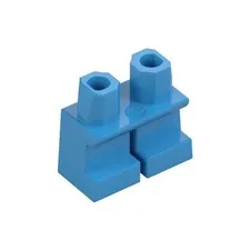 LEGO Blue Azure Minifigure Legs Short inv.629