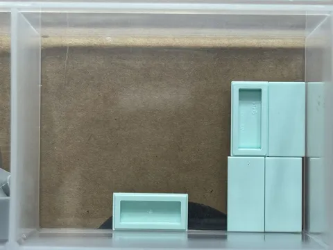 LEGO Parts - Light Aqua Tile 1 x 2 - No 3069 - QTY 5