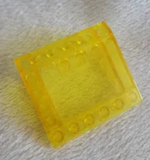 LEGO 1980s Classic Space Trans-Yellow Slope Inverted 4228 For Rocket Transport
