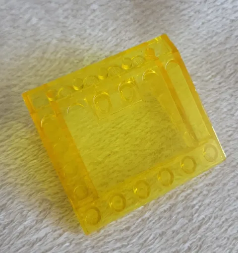 LEGO 1980s Classic Space Trans-Yellow Slope Inverted 4228 For Rocket Transport
