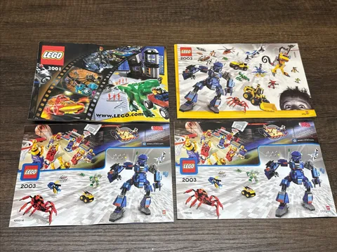 Lot Of 4 Lego System Catalog Lego Club Pamphlet 2001 2003