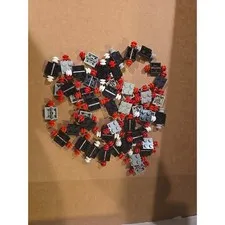 LEGO Technic Axle Pin Connector Building Parts Pieces Lot Black Gray Red White