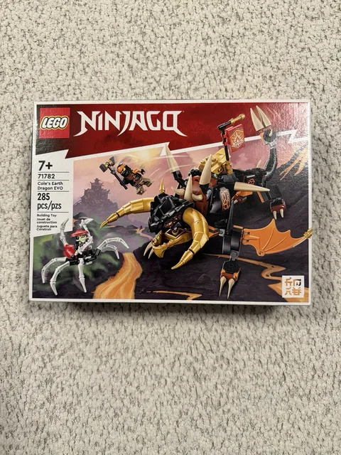 NIB LEGO NINJAGO Cole's Earth Dragon EVO 71782 285pcs Cole Bone Scorpio Ages 7+