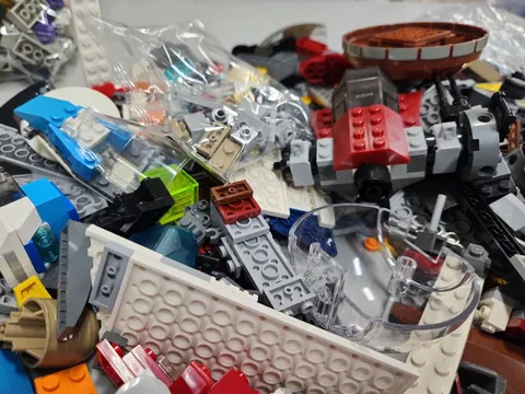 Lego 15+ lbs. Assorted Lot Bricks, Plates, Wheels, Parts, & Pieces See pics 3W
