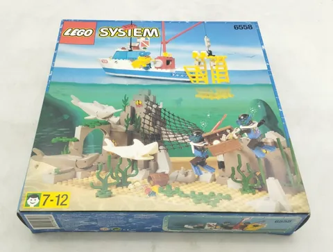 LEGO 6558 Shark Cage Cove MIB Sealed Bags NEW Vintage Town 90s Divers Original Box EOL