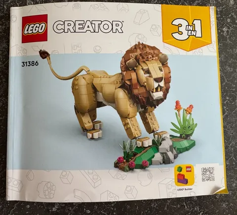 31386 LEGO INSTRUCTION BOOK ONLY Majestic Lion King Creator