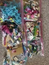 LEGO Bulk 7.5 Pounds Random Pieces Some Figures And Unique