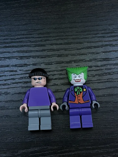 2006 2008 Original Lego Batman Joker + Joker’s Henchman Minifigures 7782 7788