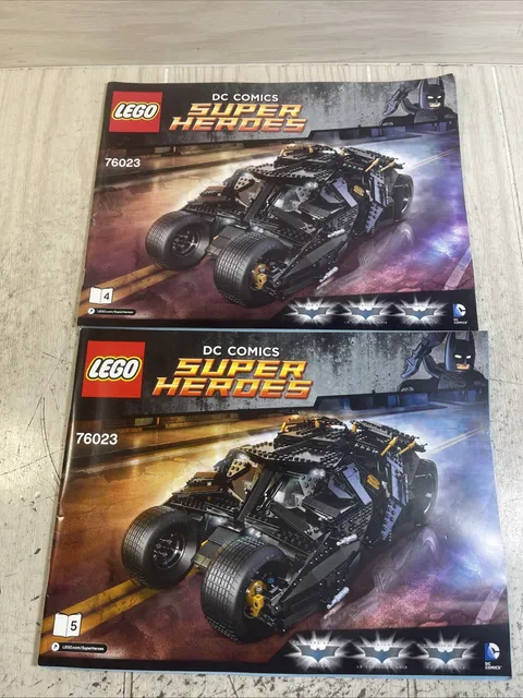 Lego DC Comics Super Heroes Batman Tumbler 76023 -Instruction Books  4 & 5 only