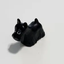 Lego Black Dog Puppy Terrier Long Hair House Pet Animal Park City Town