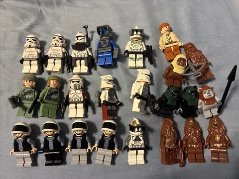 Early 2010’s LEGO Star Wars Clones Ewoks Wookiees Endor Scouts ARC Clone Wars LB