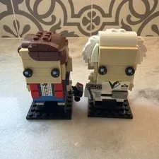 LEGO BRICKHEADZ Marty McFly & Doc Brown Back To The Future Lego Set (41611)