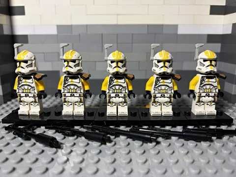 LEGO STAR WARS 327th Clone Trooper Lot of 5 w/ Long Blasters