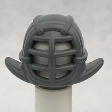 LEGO 98130 Dark Bluish Gray Minifigure, Headgear Ninjago Kendo Helmet