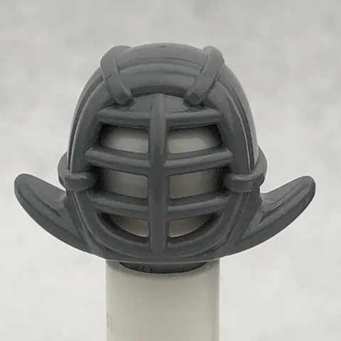 LEGO 98130 Dark Bluish Gray Minifigure, Headgear Ninjago Kendo Helmet