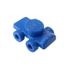 LEGO 10x Blue Minifigure Footgear Roller Skate inv.637