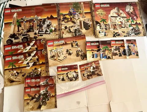 LEGO Desert Adventurers Lot - 2995 2996 5918 5919 5928 5938 5948 5958 5978 5988