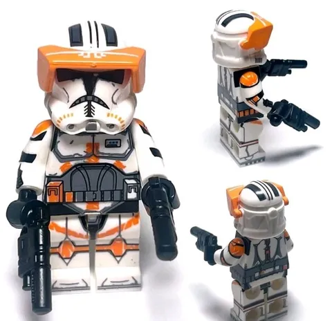 Lego Star Wars 212th Clone Trooper Phase 2 Armored Custom Commander Minifigure