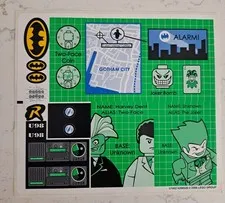 Lego BATMAN 7783 BATCAVE: PENGUIN MR FREEZE INVASION STICKER SHEET ONLY