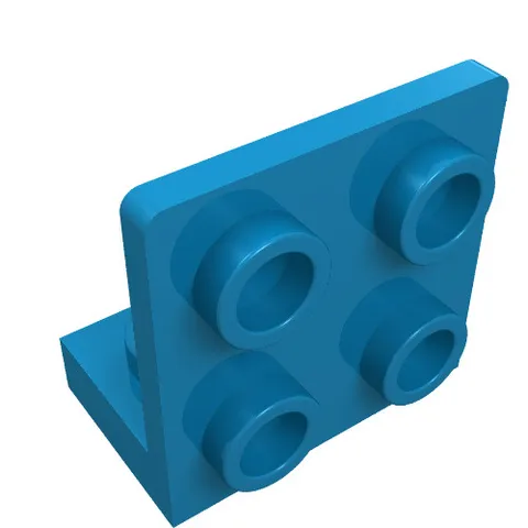 10x LEGO® Part 99207 - Bracket 1 x 2 - 2 x 2 Inverted