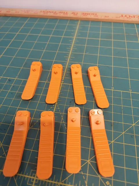 LEGO Brick Separators Orange Lot of 8