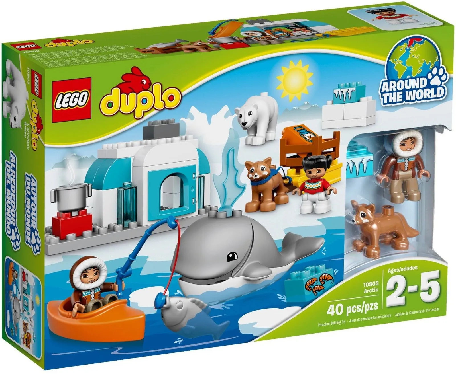Lego Duplo Animals Of The World Arctic Set 10803_